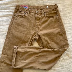 Acne Studios 1996 Caramel Twill Jeans size 32x28
